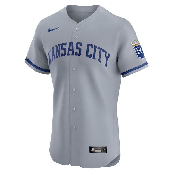 Kansas City Royals Nike Road 2024 Jackie Robinson Day Elite Jersey - Gray - Image 2