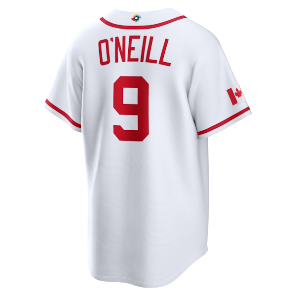Tyler O'Neill Canada Baseball Nike 2026 World Baseball Classic Home Stadium Jersey - White - Image 3