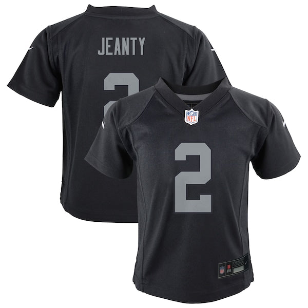Ashton Jeanty Las Vegas Raiders Nike Preschool Team Player Game Jersey - Black