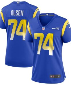 Merlin Olsen Los Angeles Rams Nike Women's Game Retired Player Jersey - Royal