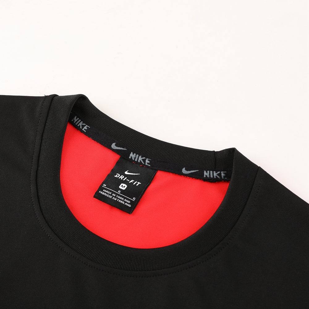 Nike Short Sleeve Training Jersey Set-ND03- Black/Red - Image 6