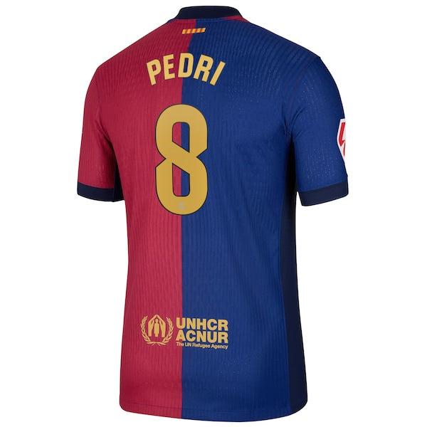 Pedri Barcelona Nike 2024/25 Home Authentic Player Jersey - Royal - Image 3