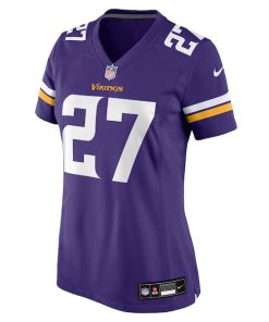 Alternative view of Jordan Mason Minnesota Vikings Nike Women's Team Game Jersey -  Purple