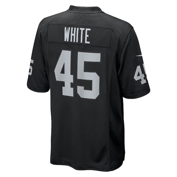 Devin White Las Vegas Raiders Nike Team Game Jersey - Black - Image 3