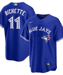 Alternative view of Bo Bichette Toronto Blue Jays Nike Alternate Replica Player Name Jersey - Royal/Powder Blue