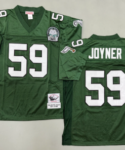 Seth Joyner Philadelphia Eagles Authentic Throwback Retired Player Jersey