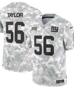 Lawrence Taylor New York Giants Nike 2024 Salute to Service Retired Player Limited Jersey - Arctic Camo