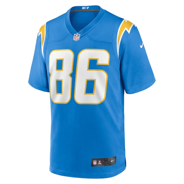 Cornelius Johnson Los Angeles Chargers Nike Team Game Jersey - Powder Blue - Image 2