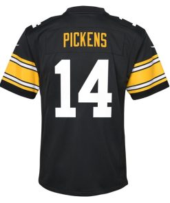 Alternative view of George Pickens Pittsburgh Steelers Nike Youth Game Jersey - Black