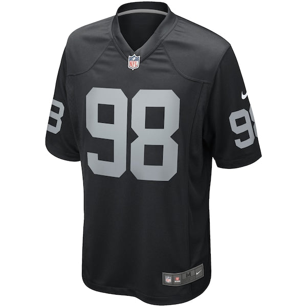 Maxx Crosby Las Vegas Raiders Nike Game Jersey - Black - Image 2