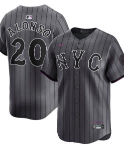 Pete Alonso New York Mets Nike City Connect Limited Jersey - Gray