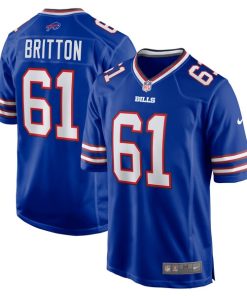Gunner Britton Buffalo Bills Nike Game Jersey -  Royal