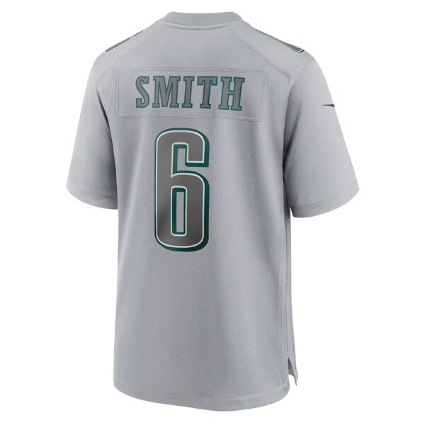 DeVonta Smith Philadelphia Eagles Nike Super Bowl LVII Patch Atmosphere Fashion Game Jersey - Gray - Image 3