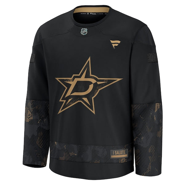 Dallas Stars 2024 Military Appreciation Practice Jersey - Black - Image 2