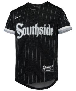 Alternative view of Tim Anderson Chicago White Sox Nike Youth City Connect Replica Player Jersey - Black
