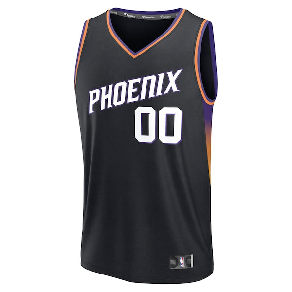Phoenix Suns Fastbreak Custom Jersey - Statement Edition - Black/White/Purple - Image 3