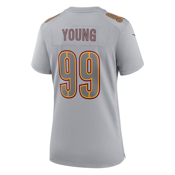 Chase Young Washington Commanders Nike Women's Atmosphere Fashion Game Jersey - Gray - Image 3