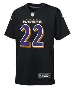 Alternative view of Derrick Henry Baltimore Ravens Nike Youth Fashion Game Jersey - Carbon Black