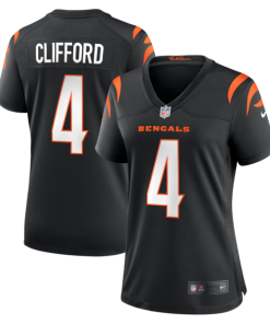 Sean Clifford Cincinnati Bengals Nike Women's Team Game Jersey -  Black