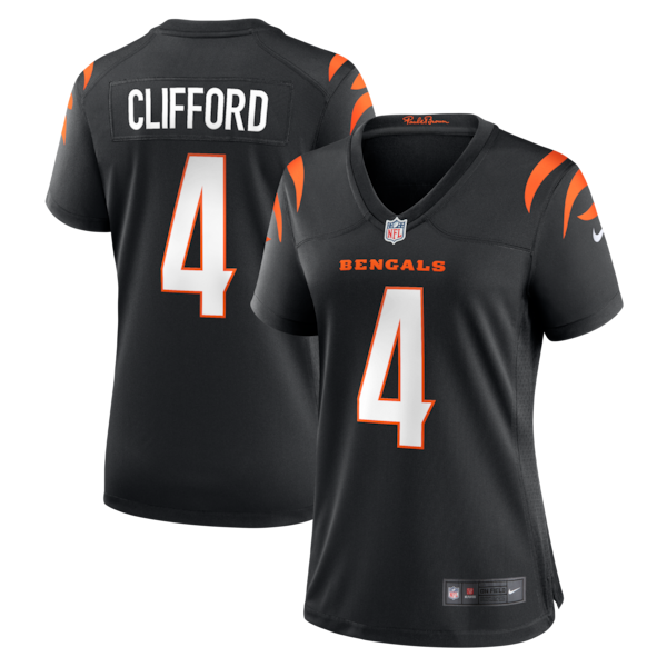 Sean Clifford Cincinnati Bengals Nike Women's Team Game Jersey - Black