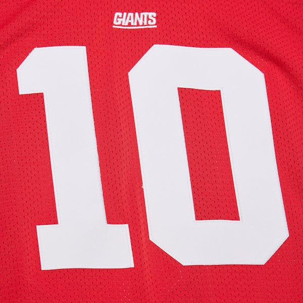 Eli Manning New York Giants 2004 Authentic Throwback Retired Player Jersey - Red - Image 6