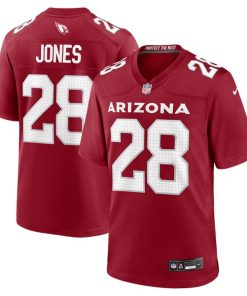 Elijah Jones Arizona Cardinals Nike Team Game Jersey -  Cardinal