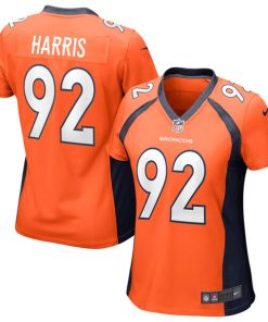 Jonathan Harris Denver Broncos Nike Women's Game Jersey - Orange