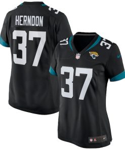Tre Herndon Jacksonville Jaguars Nike Women's Game Jersey - Black/Teal