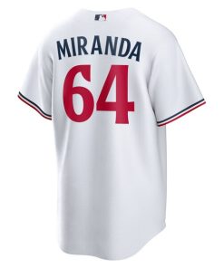 Alternative view of Jose Miranda Minnesota Twins Nike Home Replica Jersey - White