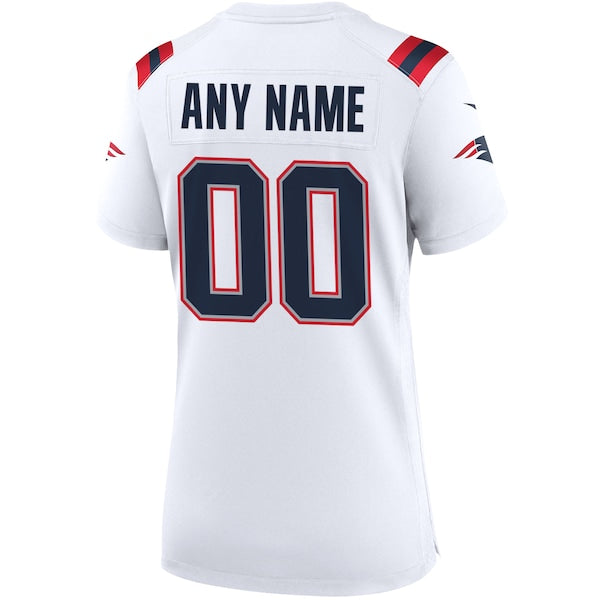 Nike New England Patriots Women's Custom Game Jersey - White - Image 3