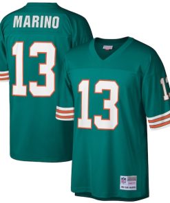 Dan Marino Miami Dolphins Big & Tall 1984 Retired Player Replica Jersey - Aqua