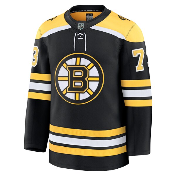Charlie McAvoy Boston Bruins Home Premium Jersey - Black - Image 3