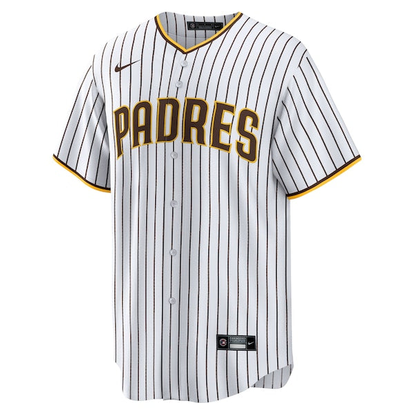 San Diego Padres Nike Home Blank Replica Jersey - White - Image 2