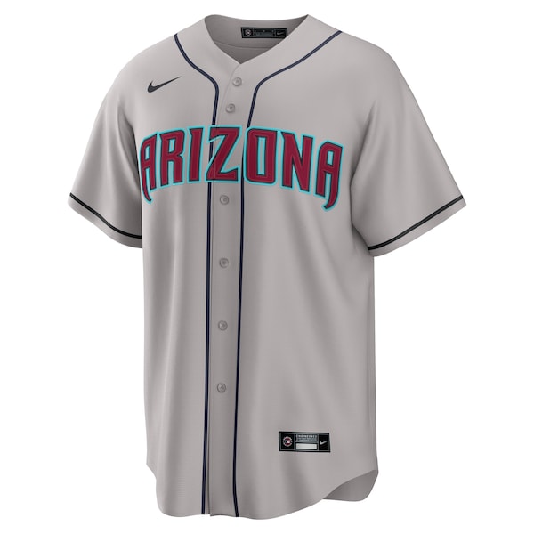 Ketel Marte Arizona Diamondbacks Nike Road Replica Jersey - Gray/Cream - Image 3