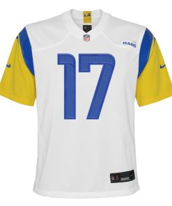 Alternative view of Puka Nacua Los Angeles Rams Nike Youth Game Jersey - White