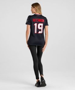 Alternative view of Xavier Hutchinson Houston Texans Nike Women's Team Game Jersey -  Navy