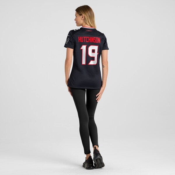 Xavier Hutchinson Houston Texans Nike Women's Team Game Jersey - Navy - Image 2