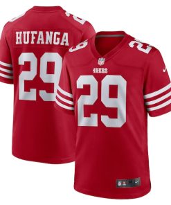 Talanoa Hufanga San Francisco 49ers Nike Game Player Jersey - Scarlet