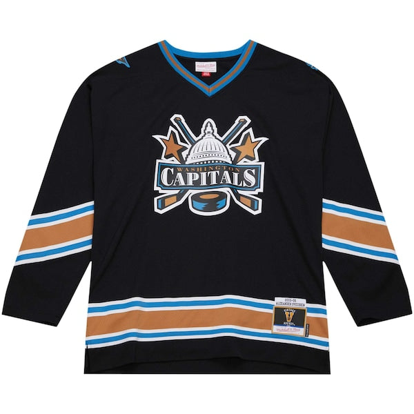 Alexander Ovechkin Washington Capitals 2005/06 Blue Line Player Jersey - Black - Image 3