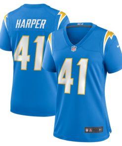 Thomas Harper Los Angeles Chargers Nike Women's Team Game Jersey -  Powder Blue