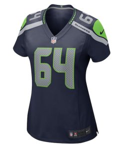 Alternative view of Austin Faoliu Seattle Seahawks Nike Women's  Game Jersey - College Navy