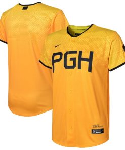 Pittsburgh Pirates Nike Toddler 2023 City Connect Replica Jersey - Gold