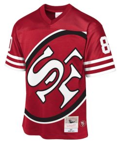 Alternative view of Jerry Rice San Francisco 49ers 1990 Throwback Fashion Jersey - Scarlet