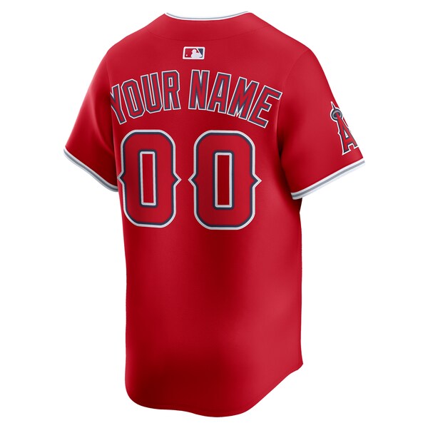 Los Angeles Angels Nike Alternate Limited Custom Jersey - Red/White - Image 4