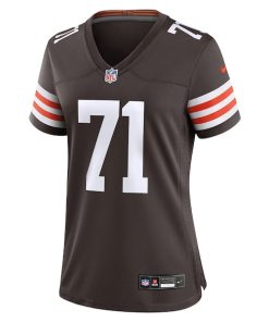 Alternative view of Cornelius Lucas Cleveland Browns Nike Women's Team Game Jersey -  Brown