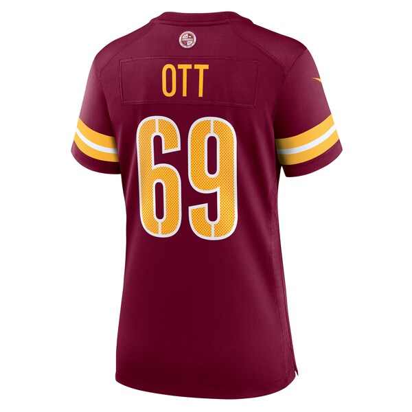 Tyler Ott Washington Commanders Nike Women's Game Jersey - Burgundy - Image 4