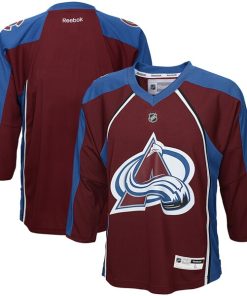 Colorado Avalanche Reebok Blank Replica Jersey - Maroon