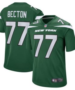 Mekhi Becton New York Jets Nike Player Game Jersey - Gotham Green