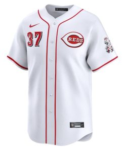 Alternative view of Tyler Stephenson Cincinnati Reds Nike Home Limited Player Jersey - White