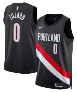 Damian Lillard Portland Trail Blazers Nike Unisex Swingman Jersey - Icon Edition - Black